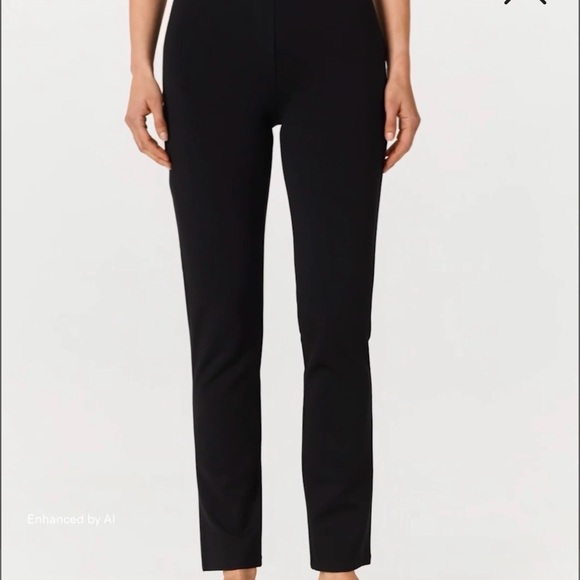 Quince Navy Extra-Stretch Straight Leg Pants - Picture 4 of 7